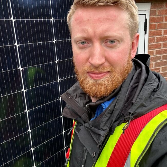 Greg Installing Solar Panels